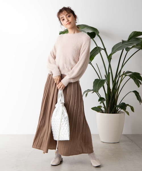 WEGO（ウィゴー）の「WEGO/キルティングリバーシブル巾着トートバッグ（トートバッグ・レディース・ホワイト/ブラック/ベージュ/ピンク・FREE）」の12枚目の写真