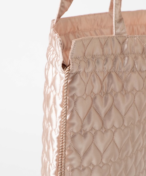 WEGO（ウィゴー）の「WEGO/キルティングリバーシブル巾着トートバッグ（トートバッグ・レディース・ホワイト/ブラック/ベージュ/ピンク・FREE）」の16枚目の写真