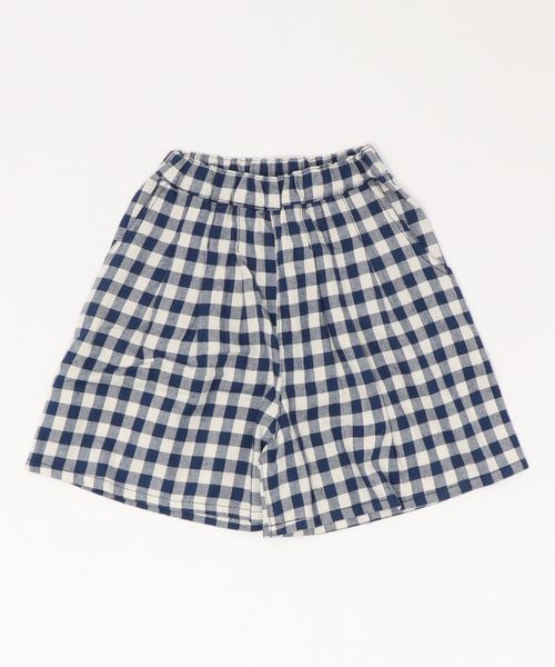 RUGGEDWORKS（ラゲッドワークス）の「ガールズギンガムチェックキュロットスカート（スカート・キッズ・オフホワイト/レッド・110cm/100cm/120cm/130cm/140cm/90㎝/150cm）」の2枚目の写真