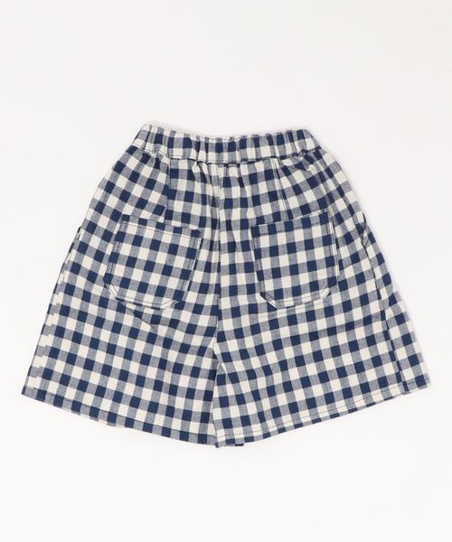 RUGGEDWORKS（ラゲッドワークス）の「ガールズギンガムチェックキュロットスカート（スカート・キッズ・オフホワイト/レッド・110cm/100cm/120cm/130cm/140cm/90㎝/150cm）」の3枚目の写真