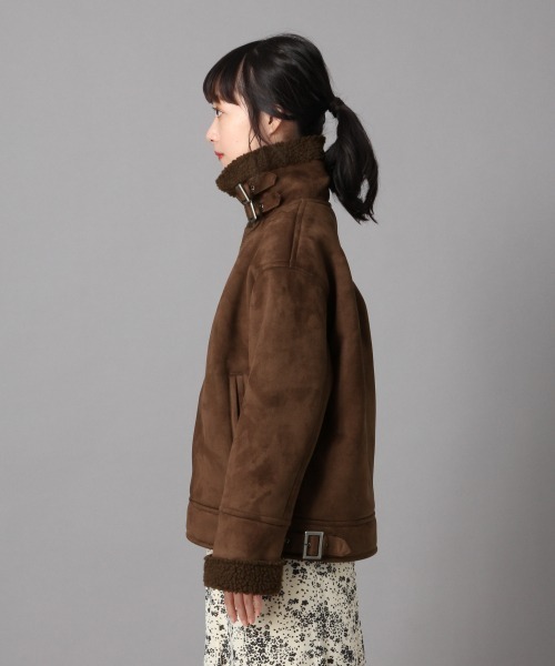 LOWRYS FARM（ローリーズファーム）の「Ｂ３　860525（ブルゾン・レディース・ブラウン/ベージュ・FREE）」の5枚目の写真