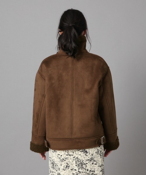 LOWRYS FARM（ローリーズファーム）の「Ｂ３　860525（ブルゾン・レディース・ブラウン/ベージュ・FREE）」の6枚目の写真