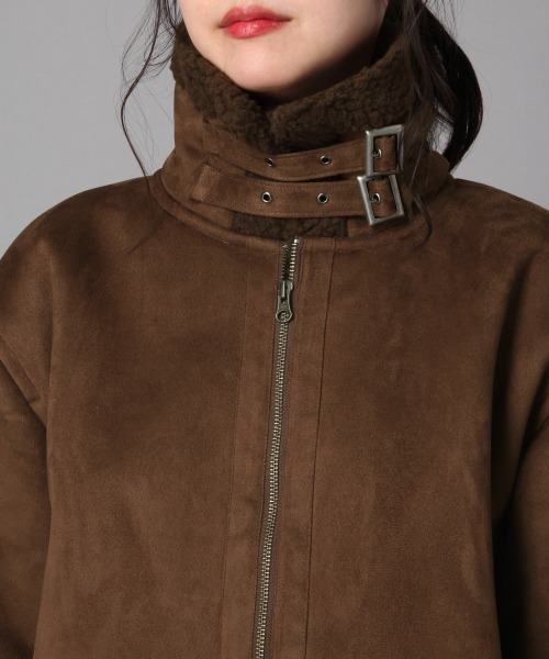 LOWRYS FARM（ローリーズファーム）の「Ｂ３　860525（ブルゾン・レディース・ブラウン/ベージュ・FREE）」の7枚目の写真