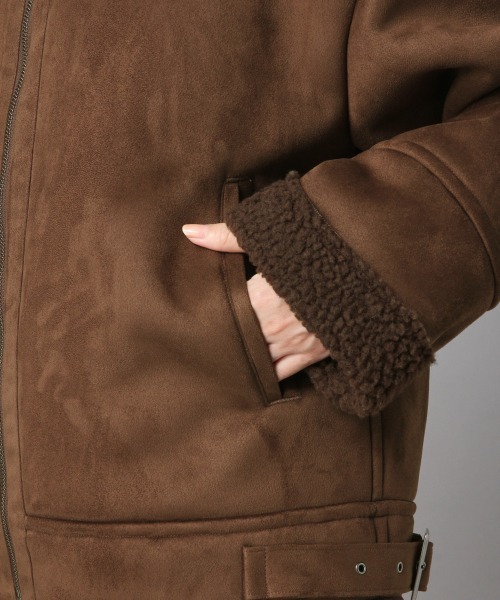 LOWRYS FARM（ローリーズファーム）の「Ｂ３　860525（ブルゾン・レディース・ブラウン/ベージュ・FREE）」の10枚目の写真