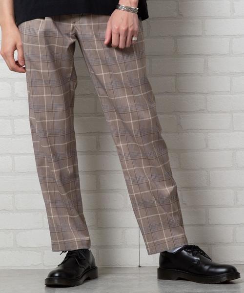 coen（コーエン）の「TRストレッチチェックイージーパンツ（その他パンツ・メンズ・ダークグレー/ベージュ・LARGE/SMALL/MEDIUM/X-LARGE）」の10枚目の写真