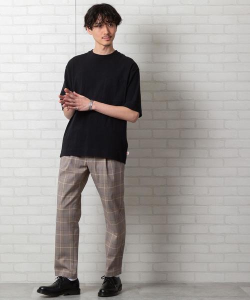 coen（コーエン）の「TRストレッチチェックイージーパンツ（その他パンツ・メンズ・ダークグレー/ベージュ・LARGE/SMALL/MEDIUM/X-LARGE）」の9枚目の写真