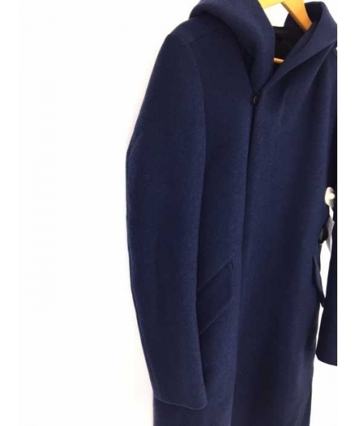 ブランド古着】カシミヤ混ダブルフェイスメルトン フーデッドコート