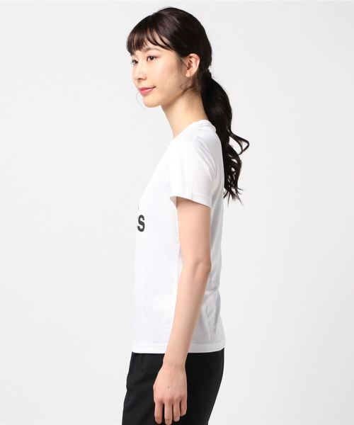 adidas（アディダス）の「アディダス  adidas  半袖機能Tシャツ（Tシャツ/カットソー・レディース・ブラック/ペールイエロー/ホワイト・M/L/XL/S）」の4枚目の写真