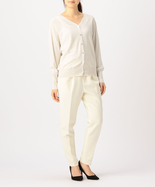 Tiara（ティアラ）の「2wayドルマンニット（ニット/セーター・レディース・チャコールグレー/ピンク/アイボリー/モスグリーン・FREE）」の12枚目の写真