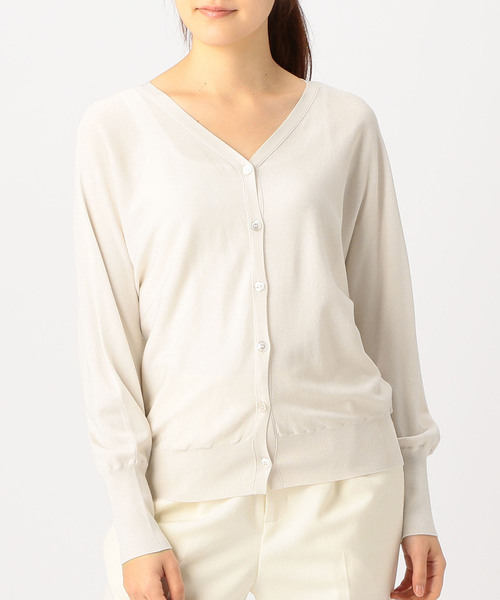 Tiara（ティアラ）の「2wayドルマンニット（ニット/セーター・レディース・チャコールグレー/ピンク/アイボリー/モスグリーン・FREE）」の13枚目の写真