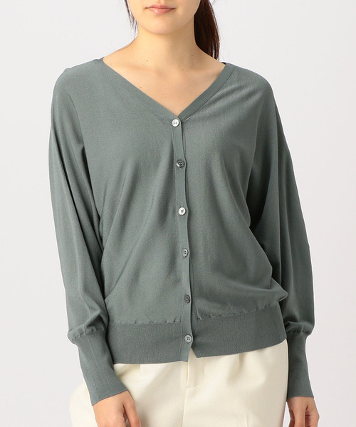 Tiara（ティアラ）の「2wayドルマンニット（ニット/セーター・レディース・チャコールグレー/ピンク/アイボリー/モスグリーン・FREE）」の22枚目の写真