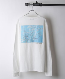 【ZIP FIVE SELECT】 バックプリントアート絵画ロンT 長袖Tシャツ【ユニセックス】