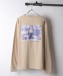 【ZIP FIVE SELECT】 バックプリントアート絵画ロンT 長袖Tシャツ【ユニセックス】