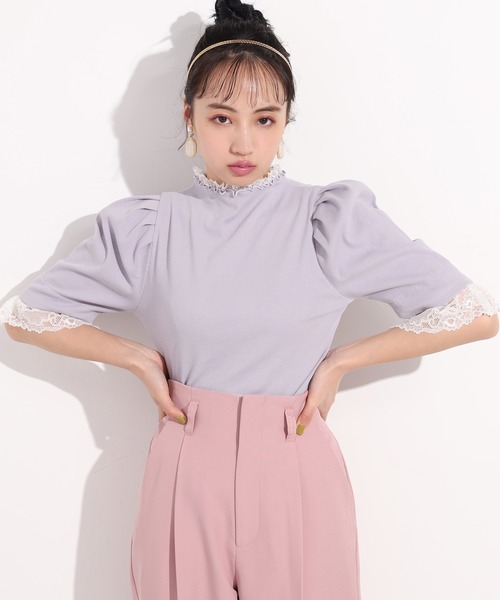 one after another NICE CLAUP（ワンアフターアナザーナイスクラップ）の「カラーテーパードパンツ（スラックス・レディース・モカ/オリーブ/パープル/ピンク/ラベンダー・FREE）」の8枚目の写真