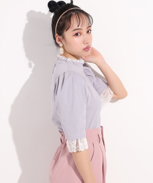 one after another NICE CLAUP（ワンアフターアナザーナイスクラップ）の「カラーテーパードパンツ（スラックス・レディース・モカ/オリーブ/パープル/ピンク/ラベンダー・FREE）」の9枚目の写真