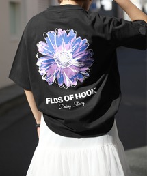 HOOK | 【HOOK】【2020SS新作】数量限定！ユニセックス・ストリート/マーガレット柄ビックTシャツ(Tシャツ/カットソー)