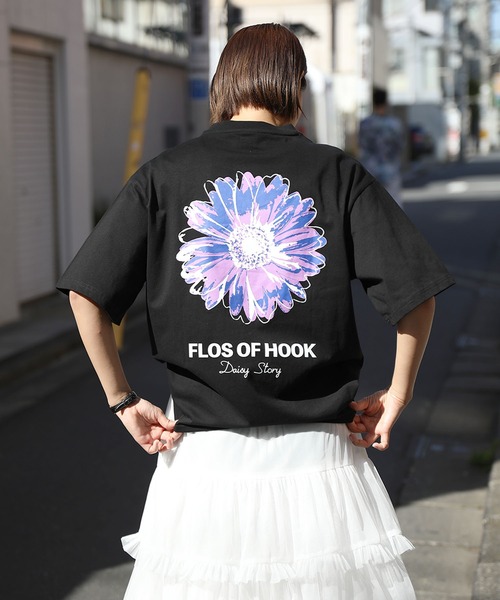 HOOK(フック)の「HOOK -original- ポップマーガレットバックプリントTEE (SS)(Tシャツ/カットソー・メンズ・ホワイト/ブラック/グリーン/ブルー/グレー・M/L/XL)」の20枚目の写真