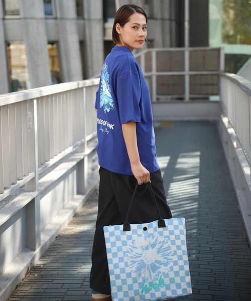 HOOK(フック)の「HOOK -original- ポップマーガレットバックプリントTEE (SS)(Tシャツ/カットソー・メンズ・ホワイト/ブラック/グリーン/ブルー/グレー・M/L/XL)」の16枚目の写真