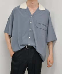 kutir | 襟配色オープンカラーシャツ(シャツ/ブラウス)