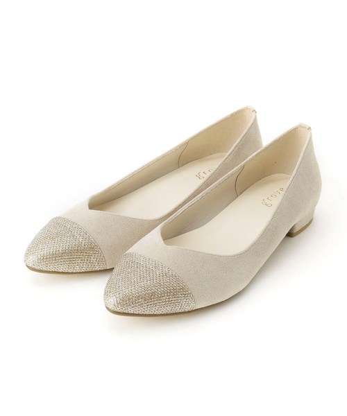 grove(グローブ)の「【22.0~25.0まで/WEB限定】やわここちVカットパンプス(2cm)(パンプス・レディース・ベージュ系8/ブラック系7/ブラック系3・35/40/50/30/45/20/25)」の4枚目の写真