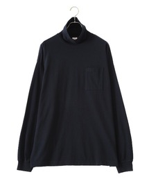 GOLD | GOLD / ゴールド：16/- COTTON PEACH BRUSHED OFF-TURTLE NECK L/S T-SHIRT：GL68567[MUS](Tシャツ/カットソー)