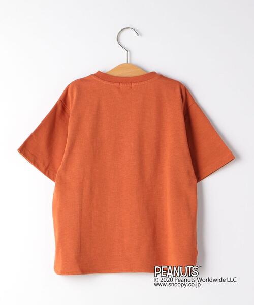 green label relaxing（グリーンレーベルリラクシング）の「PEANUTS ペパーミント パティ TEE（Tシャツ/カットソー・キッズ・オレンジ系その他/ベージュ・115/105/135/125）」の6枚目の写真