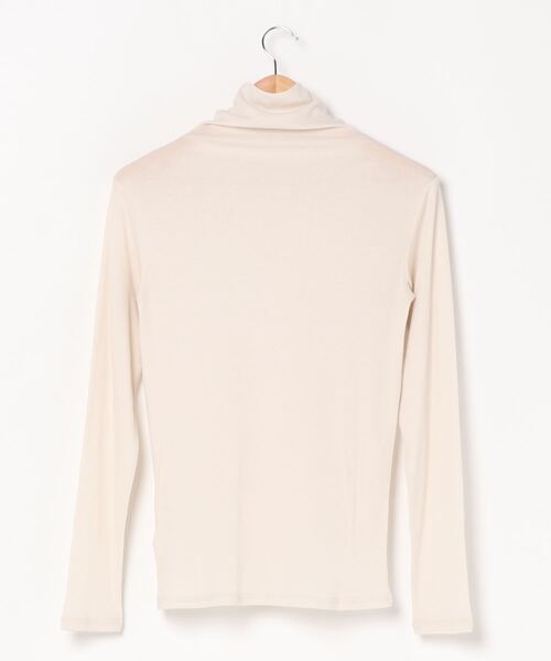 DouDou(ドゥドゥ)の「シアータートル(Tシャツ/カットソー・レディース・ブラック/オフホワイト/グレイッシュベージュ・FREE)」の4枚目の写真