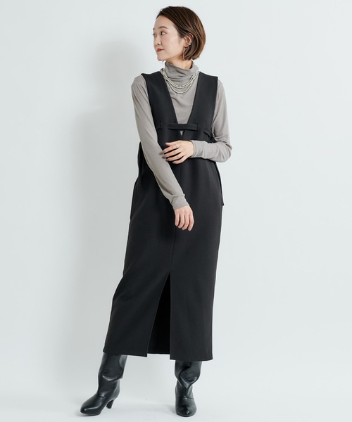 DouDou(ドゥドゥ)の「シアータートル(Tシャツ/カットソー・レディース・ブラック/オフホワイト/グレイッシュベージュ・FREE)」の20枚目の写真