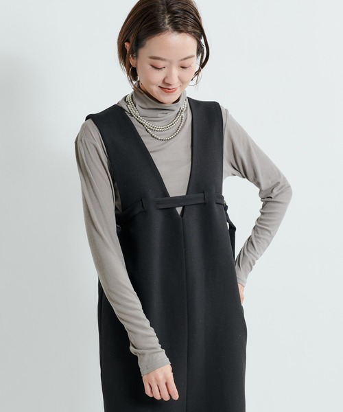 DouDou(ドゥドゥ)の「シアータートル(Tシャツ/カットソー・レディース・ブラック/オフホワイト/グレイッシュベージュ・FREE)」の22枚目の写真