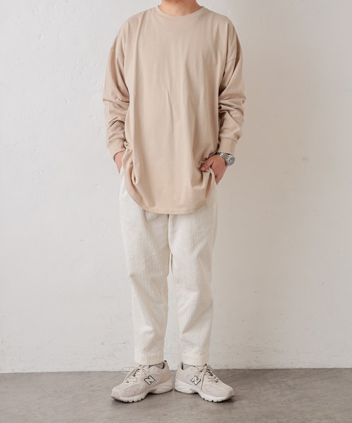 natural couture(ナチュラルクチュール)の「重ね着しやすいシャツテールロゴT Lサイズ(Tシャツ/カットソー・レディース・ブラック/ベージュ/アイボリー・LARGE)」の13枚目の写真