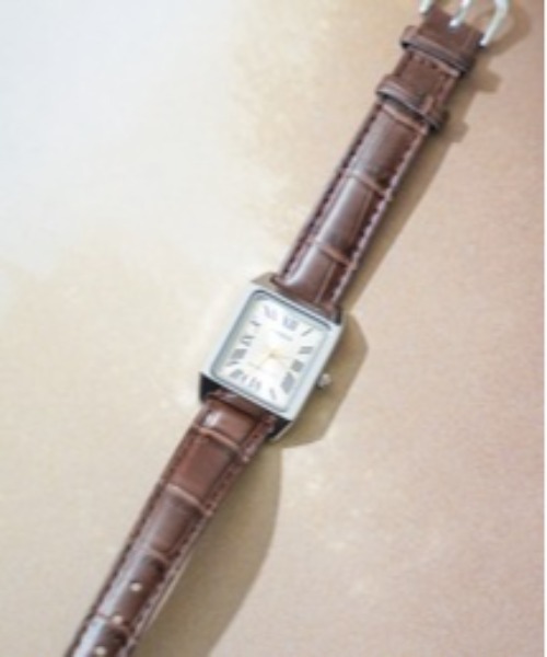 CASIO（カシオ）の「★CASIO（カシオ)★クラシック スクエア　レザー（アナログ腕時計・レディース・シルバー系その他/ホワイト系その他/ホワイト/ブラック/ゴールド/シルバー/ゴールド系その他・FREE）」の11枚目の写真