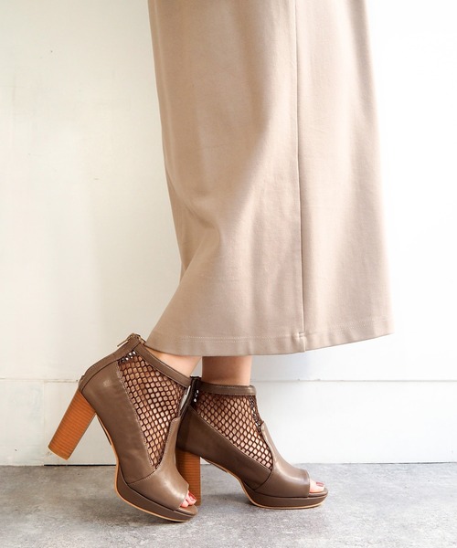 セール】厚底メッシュブーツサンダル 8890749（ブーツ）｜by