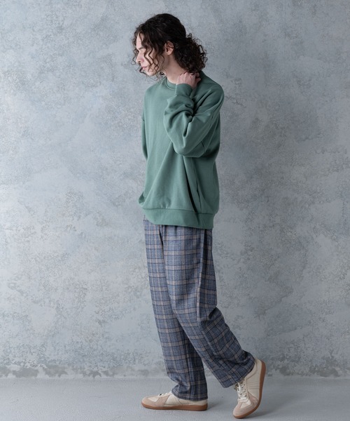 UNIIT(ユニット)の「【UNIIT】ワイドチェックパンツ ワイドシルエット チェック柄 ウエスト紐仕様(その他パンツ・メンズ・チャコールグレー/ブラック/ベージュ・MEDIUM/LARGE)」の15枚目の写真