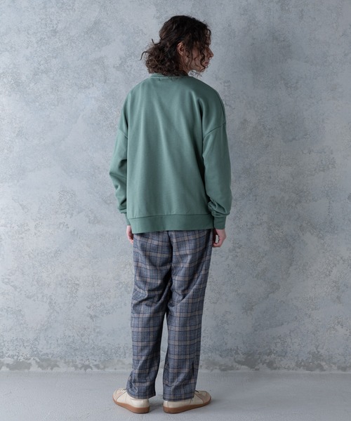 UNIIT(ユニット)の「【UNIIT】ワイドチェックパンツ ワイドシルエット チェック柄 ウエスト紐仕様(その他パンツ・メンズ・チャコールグレー/ブラック/ベージュ・MEDIUM/LARGE)」の6枚目の写真