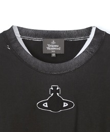 【Vivienne Westwood 】 変形ワンピ オーブプリント Tシャツ ヴィヴィアンウエストウッドレッドレーベル 変形裾 Tシャツ