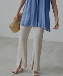 Aunt Marie's | 【2021ss / new arrival】センターラインシアーニットパンツ / AUNT MARIE'S(その他パンツ)