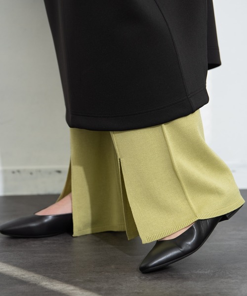 Aunt Marie's（アントマリーズ）の「センターラインシアーニットパンツ / AUNT MARIE'S（その他パンツ・レディース・ライトパープル/ブラック/ライトグリーン/ベージュ・SMALL/FREE）」の17枚目の写真