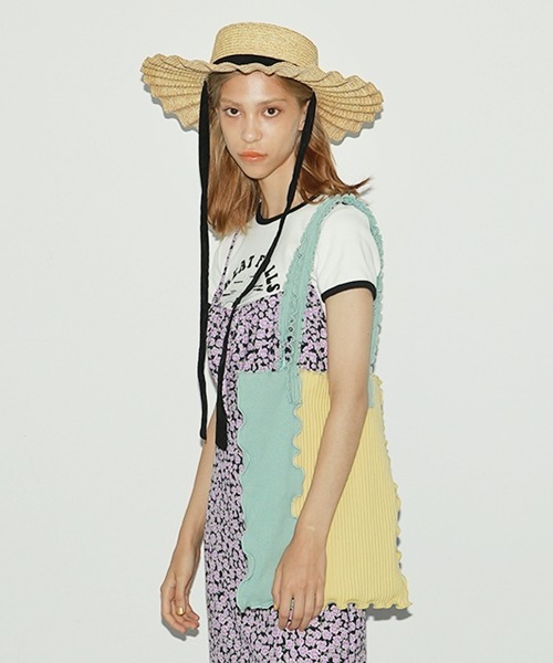 Casselini（キャセリーニ）の「サマーニットメロウトート（エコバッグ/サブバッグ・レディース・ブラック/キャメル/グリーン/サックスブルー・FREE）」の12枚目の写真