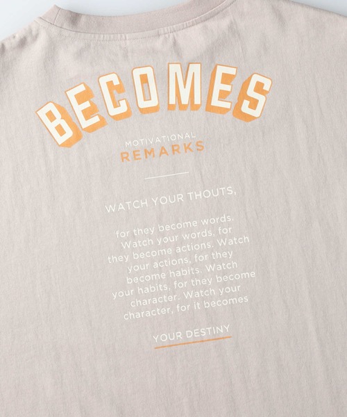 RAG MACHINE（ラグマシーン）の「【RAG MACHINE】バックロゴロンＴ（Tシャツ/カットソー・レディース・オフホワイト/ベージュ/グリーン・L/M）」の19枚目の写真