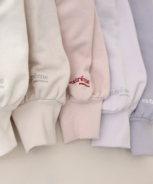 one after another NICE CLAUP(ワンアフターアナザーナイスクラップ)の「パステルショートパーカー(Tシャツ/カットソー・レディース・ベージュ/ピンク/ラベンダー/サックスブルー/オフホワイト・FREE)」の10枚目の写真