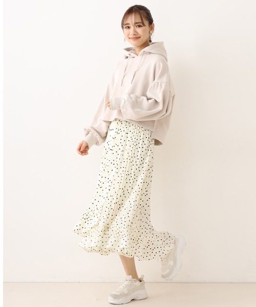 one after another NICE CLAUP(ワンアフターアナザーナイスクラップ)の「パステルショートパーカー(Tシャツ/カットソー・レディース・ベージュ/ピンク/ラベンダー/サックスブルー/オフホワイト・FREE)」の12枚目の写真