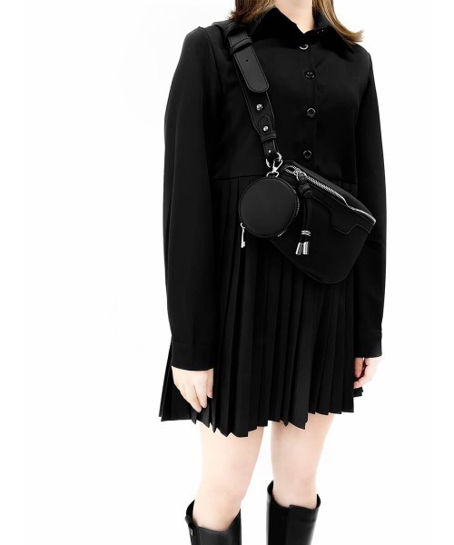 セール Pleated Mini One Piece プリーツミニワンピース ワンピース Lveu ラブユ のファッション通販 Zozotown