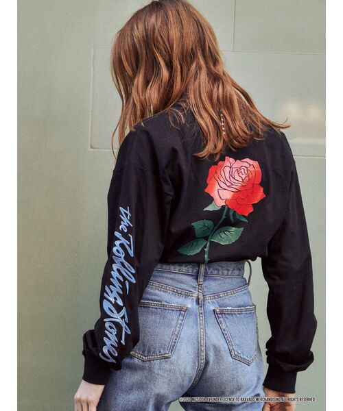 jouetie（ジュエティ）の「The Rolling Stones コラボロンT（Tシャツ/カットソー・レディース・ブラック/レッド/オフホワイト・MEDIUM）」の9枚目の写真