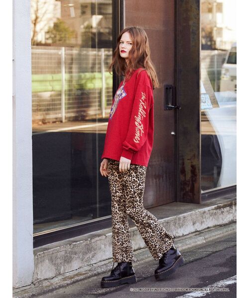 jouetie（ジュエティ）の「The Rolling Stones コラボロンT（Tシャツ/カットソー・レディース・ブラック/レッド/オフホワイト・MEDIUM）」の15枚目の写真