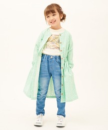 RUGGEDWORKS | 【親子・姉妹お揃い】麻混 前開き花柄ワンピース(ワンピース)