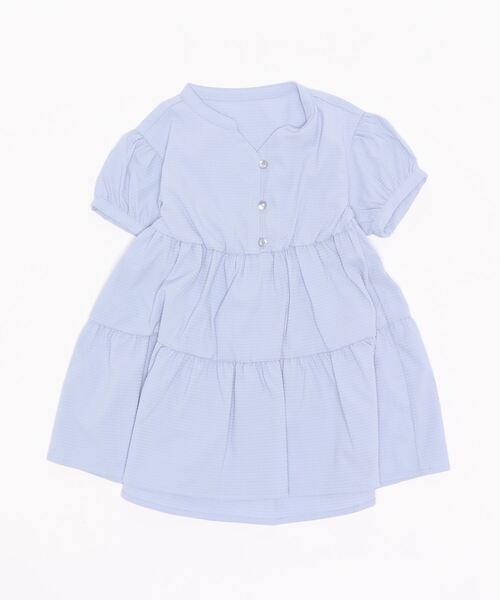 メール便無料 ティアード ティアード ワンピース 90 150cm ワンピース ワンピース フリル サッカー Bebe ベベ のファッション サッカー Bebe ギンガム ワンピース Christianheritagemidwifery Org