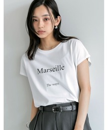 [2024SS COLLECTION][接触冷感][UVカット]選べるフロントロゴフレンチスリーブTシャツ