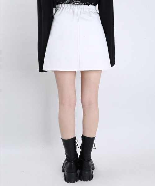 WC（ダブル シー）の「WC/ツイルプリーツスカート（スカート・レディース・ホワイト/ブラック・FREE）」の9枚目の写真