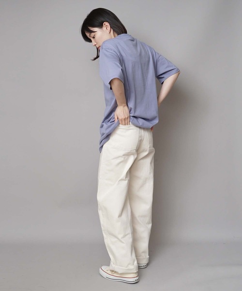 FILA（フィラ）の「【FILA/フィラ】レディースプリント半袖Ｔシャツ（Tシャツ/カットソー・レディース・ホワイト/パープル/オレンジ・MEDIUM/LARGE/X-LARGE）」の14枚目の写真