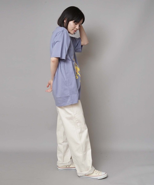 FILA（フィラ）の「【FILA/フィラ】レディースプリント半袖Ｔシャツ（Tシャツ/カットソー・レディース・ホワイト/パープル/オレンジ・MEDIUM/LARGE/X-LARGE）」の12枚目の写真